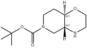 Trans-Tert-Butylhexahydro-2H-Pyrido[4,3-B][1,4]Oxazine-6(7H)-Carboxylate Structure