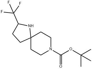 2-Trifluoromethyl-1,8-Diaza-Spiro[4.5]Decane-8-Carboxylic Acid Tert-Butyl Ester Structure