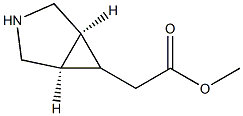 methyl2-((1R,5S,6s)-3-azabicyclo[3.1.0]hexan-6-yl)acetate Structure