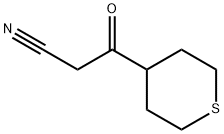 3-oxo-3-(tetrahydro-2H-thiopyran-4-yl)propanenitrile Structure