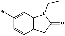 6-bromo-1-ethylindolin-2-one Structure