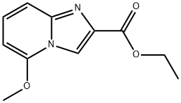 5-Methoxy-imidazo[1,2-a]pyridine-2-carboxylic acid ethyl ester Structure