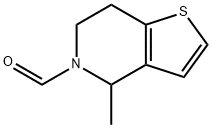4-Methyl-6,7-dihydrothieno[3,2-c]pyridine-5(4H)-carbaldehyde 구조식 이미지