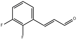 (E)-3-(2,3-difluorophenyl)acrylaldehyde Structure