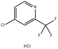 4-Chloro-2-(trifluoromethyl)pyridine hydrochloride Structure