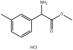 Methyl amino(3-methylphenyl)acetate hydrochloride Structure