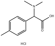 (Dimethylamino)(4-methylphenyl)acetic acid hydrochloride 구조식 이미지