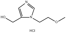 [1-(2-Methoxyethyl)-1H-imidazol-5-yl]methanol hydrochloride Structure