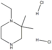 1-Ethyl-2,2-dimethylpiperazine dihydrochloride 구조식 이미지