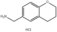 (3,4-Dihydro-2H-chromen-6-ylmethyl)amine hydrochloride Structure