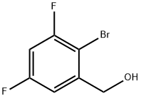 (2-Bromo-3,5-difluoro-phenyl)-methanol 구조식 이미지