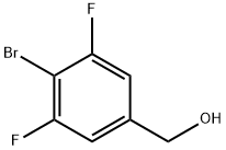 (4-bromo-3,5-difluorophenyl)methanol 구조식 이미지