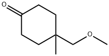 4-(methoxymethyl)-4-methylcyclohexanone Structure