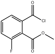 methyl-2-(chlorocarbonyl)-6-fluorobenzoate 구조식 이미지