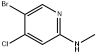 (5-Bromo-4-chloro-pyridin-2-yl)-methyl-amine Structure
