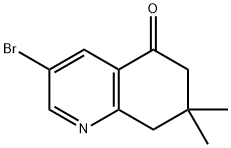 3-bromo-7,7-dimethyl-7,8-dihydroquinolin-5(6H)-one Structure