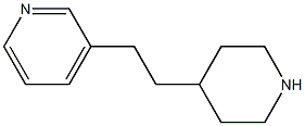 Pyridine, 3-[2-(4-piperidinyl)ethyl]- Structure