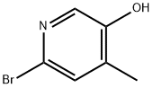 6-브로모-4-메틸-3-피리디놀 구조식 이미지