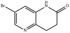 7-bromo-3,4-dihydro-1,5-Naphthyridin-2(1H)-one 구조식 이미지