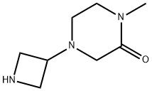 4-(3-azetidinyl)-1-methyl-2-piperazinone Structure