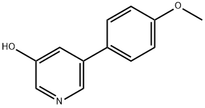 5-(4-methoxyphenyl)-3-Pyridinol 구조식 이미지