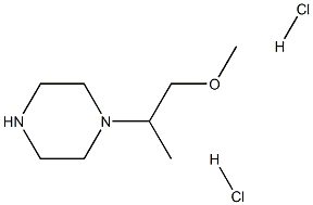1-(1-methoxypropan-2-yl)piperazine dihydrochloride Structure