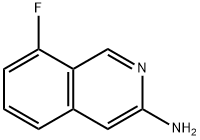 8-Fluoroisoquinolin-3-amine 구조식 이미지