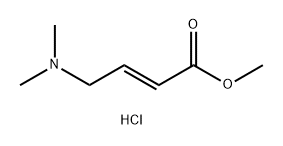 (E)-methyl 4-(dimethylamino)but-2-enoate hydrochloride Structure