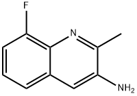 8-Fluoro-2-Methylquinolin-3-Amine 구조식 이미지