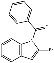 (2-Bromo-1H-indol-1-yl)(phenyl)methanone 구조식 이미지