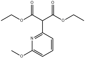 diethyl 2-(6-methoxypyridin-2-yl)malonate Structure