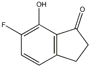 6-Fluoro-7-hydroxy-indan-1-one Structure