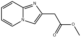 Imidazo[1,2-a]pyridin-2-yl-acetic acid methyl ester Structure