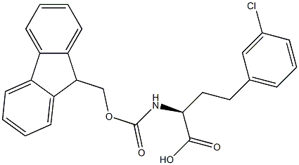 Fmoc-3-chloro-L-homophenylalanine Structure