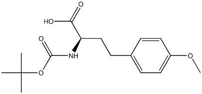 N-Boc-4-methoxy-D-homophenylalanine Structure