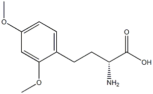 2,4-Dimethoxy-D-homophenylalanine 구조식 이미지