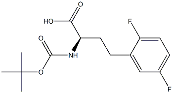 Boc-2,5-difluoro-D-homophenylalanine 구조식 이미지