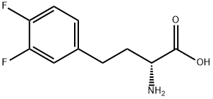 3,4-Difluoro-D-homophenylalanine Structure
