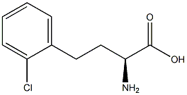 (S)-a-Amino-2-chloro-benzenebutanoic acid Structure