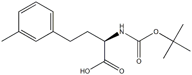 Boc-3-methyl-D-homophenylalanine 구조식 이미지