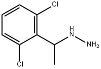 (1-(2,6-dichlorophenyl)ethyl)hydrazine Structure