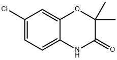 7-chloro-2,2-dimethyl-3,4-dihydro-2H-1,4-benzoxazin-3-one Structure