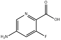 5-amino-3-fluoropicolinic acid Structure