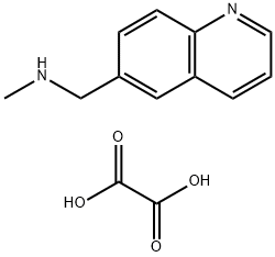 N-methyl quinolin-6-yl-methylamine oxalate Structure