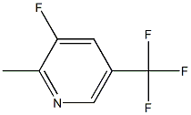 3-Fluoro-2-methyl-5-(trifluoromethyl)pyridine 구조식 이미지