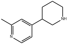 2-methyl-4-(piperidin-3-yl)pyridine dihydrochloride 구조식 이미지