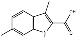 3,6-Dimethyl-1H-indole-2-carboxylic acid Structure