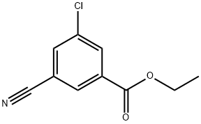 Ethyl 3-chloro-5-cyanobenzoate Structure