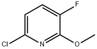6-chloro-3-fluoro-2-methoxyPyridine Structure