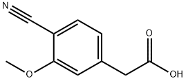 2-(4-cyano-3-methoxyphenyl)acetic acid Structure